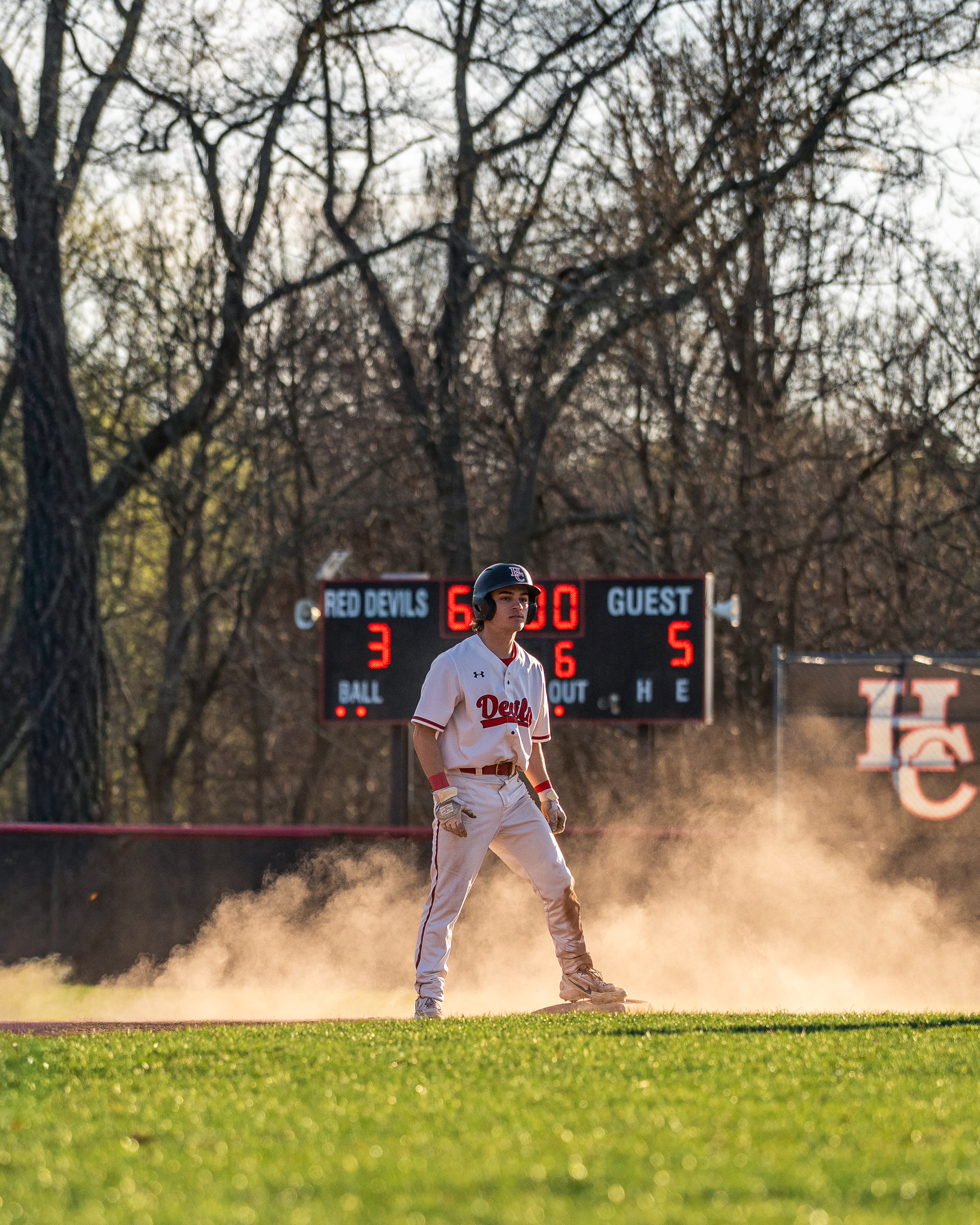Sports action shot